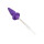 CalExotics Southern Lights Sonde Anale Vibrante Lumineuse Violette