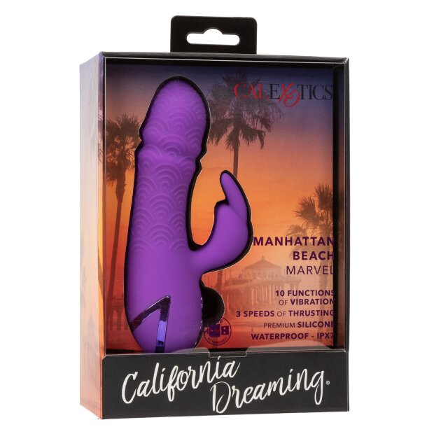 CalExotics California Dreaming Manhattan Beach Marvel Vibrator Lila 16 cm