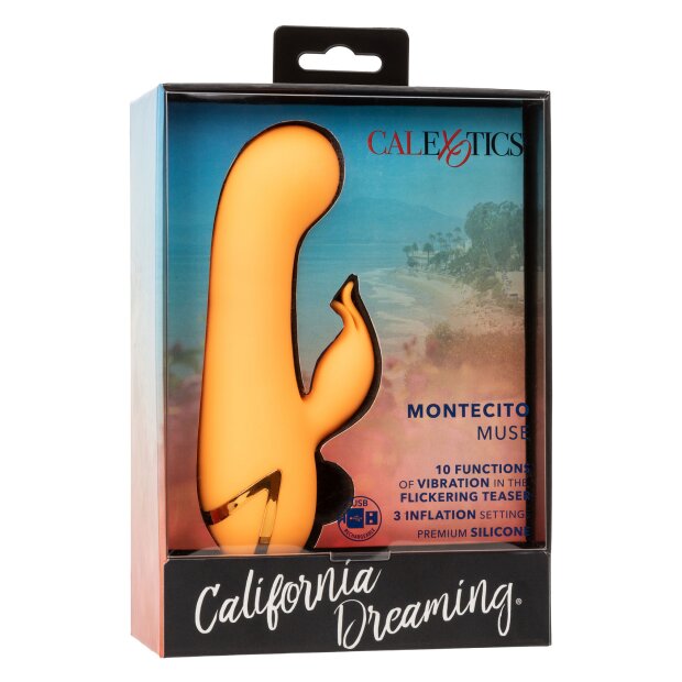 CalExotics California Dreaming Montecito Muse Vibrator Orange 16 cm ⌀ 4,5 cm