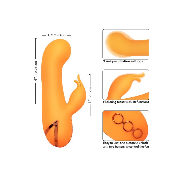 CalExotics California Dreaming Montecito Muse Vibrator Orange 16 cm ⌀ 4,5 cm