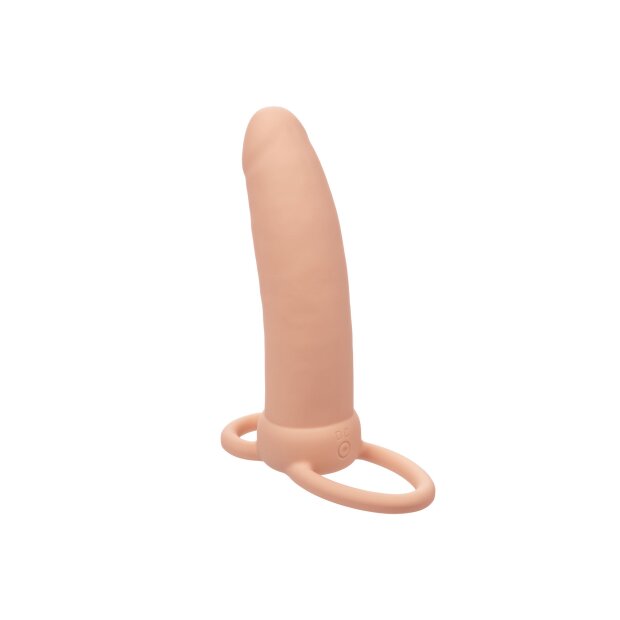 CalExotics Performance Maxx Rechargeable Thick Dual Penetrator Light skin tone