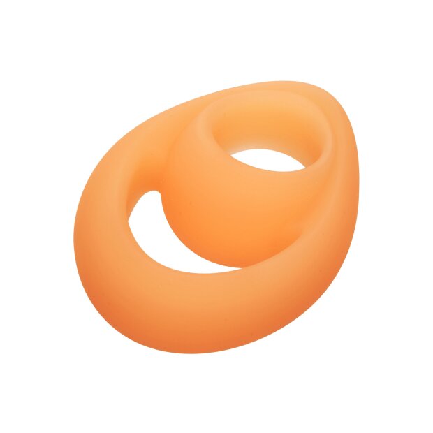 CalExotics Alpha Glow-In-The-Dark Liquid Silicone Teardrop Ring Glow in the dark