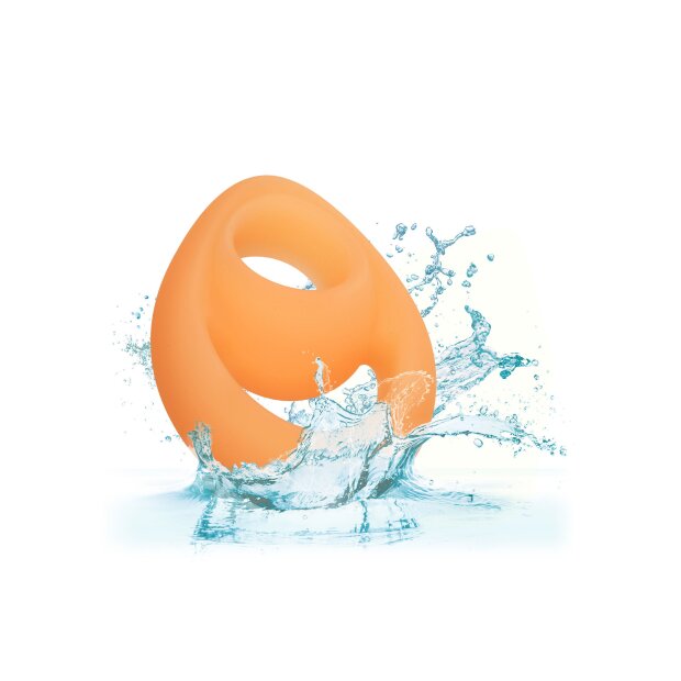 CalExotics Alpha Glow-In-The-Dark Liquid Silicone Teardrop Ring Glow in the dark