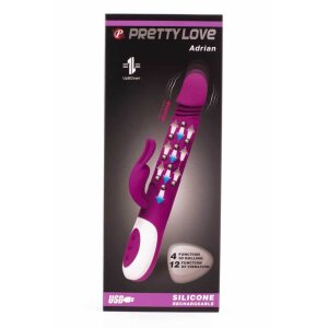 Pretty Love Adrian Vibrator Lila 26,7 cm ø 3,4 cm