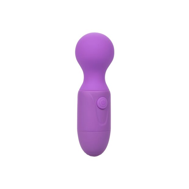CalExotics First Time Rechargeable Massager Vibrator Lila 12 cm
