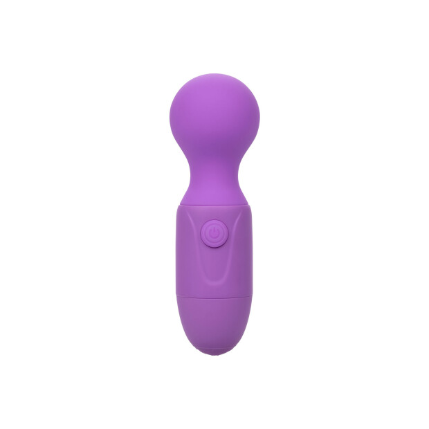 CalExotics First Time Rechargeable Massager Vibrator Lila 12 cm