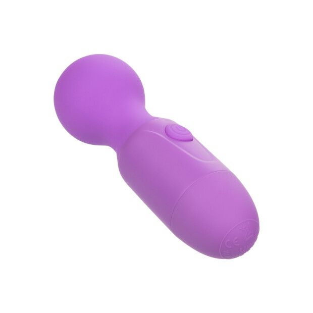 CalExotics First Time Rechargeable Massager Vibrator Lila 12 cm