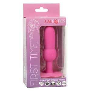 CalExotics First Time Vibrating Beaded Probe pink