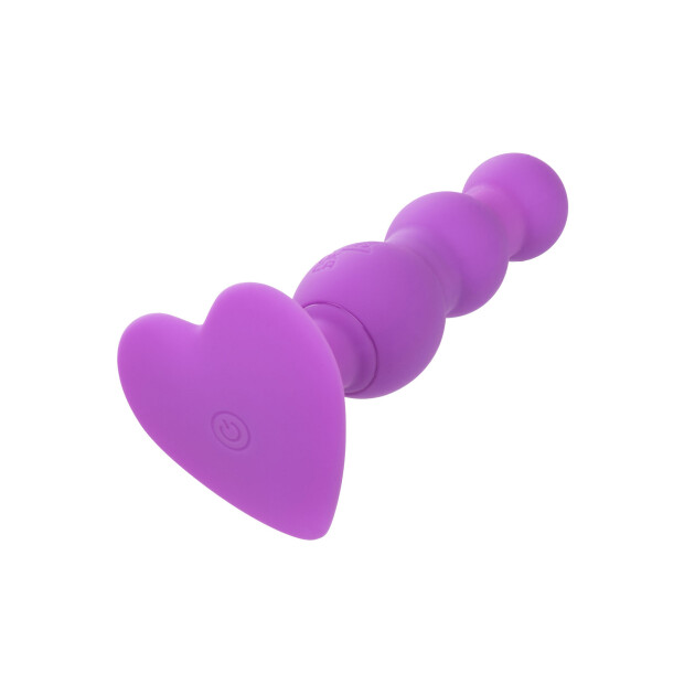 CalExotics First Time Triple Beaded Probe Vibrator Lila 10,75 cm ⌀ 3,25 cm