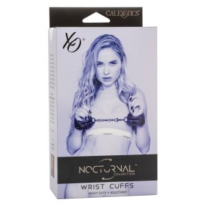 CalExotics Nocturnal Collection Wrist Cuffs black
