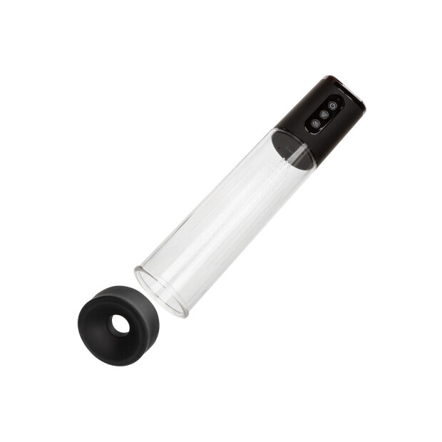 CalExotics Peak Rechargeable Pump Penis Pumpe Schwarz 29 cm