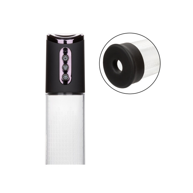 CalExotics Peak Rechargeable Pump Penis Pumpe Schwarz 29 cm