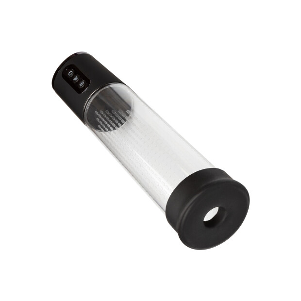 CalExotics Peak Rechargeable Pump Penis Pumpe Schwarz 29 cm