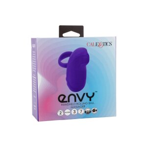 CalExotics Envy Handheld Rolling Ball Massager purple
