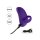CalExotics Envy Handheld Rolling Ball Massager purple