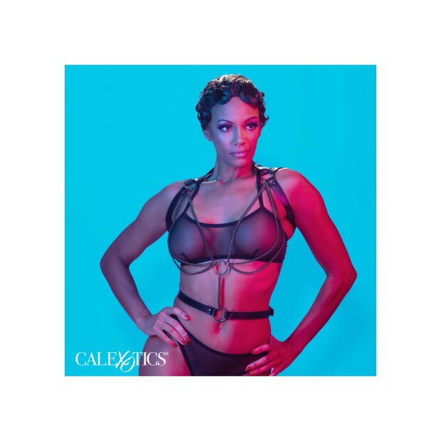 CalExotics Euphoria Collection Multi Chaîne Halter Noir