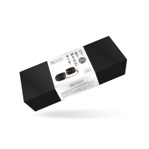 Liebe Seele wrist cuffs vegan leather  Black