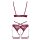 Abierta Fina Suspender Set red L