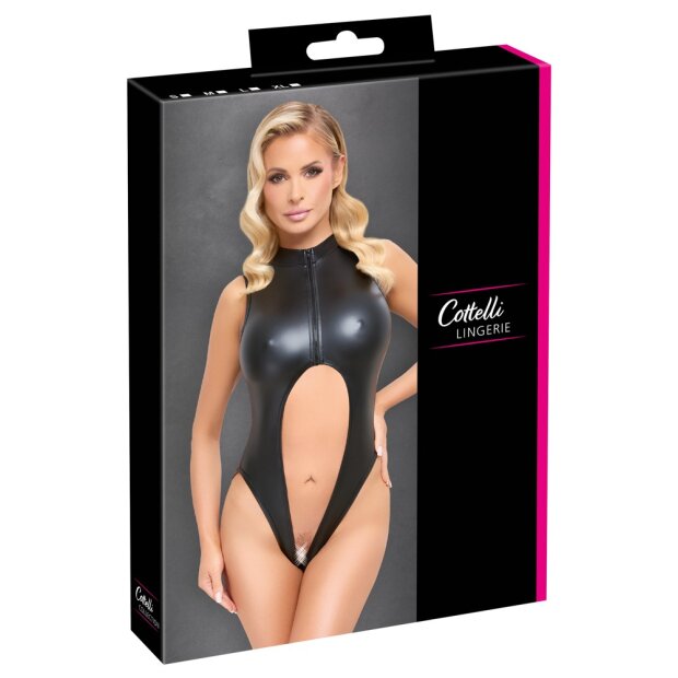 Cottelli Collection Body ouvert Zip S