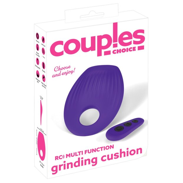 You2Toys Couples Choice Grinding Cushion Vibrokissen Schwarz ⌀ 3,6 cm