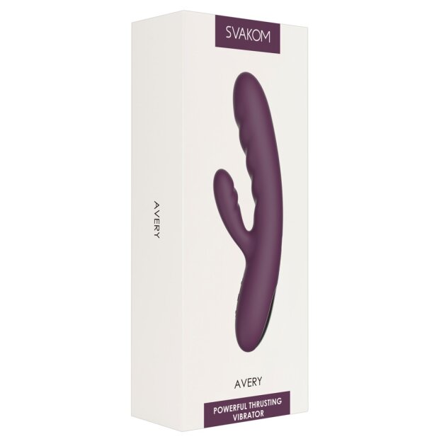 Svakom Avery Rabbit-Vibrator Rosa 18,6 cm