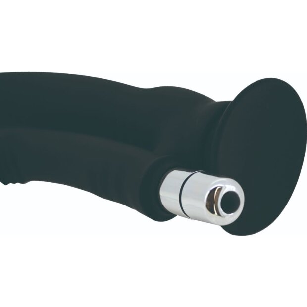 Yuira PleasureLab Twin Dildo mit Vibro Bullet Noir