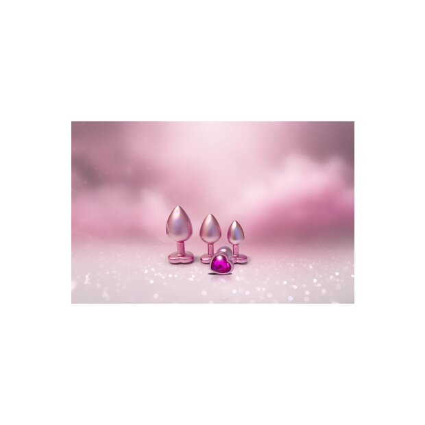 Dream Toys Gleaming Love Pearl Pink Plug Medium Analplug Pink ⌀ 3,4 cm