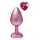 Dream Toys Gleaming Love Pearl Pink Plug Medium Analplug Pink ⌀ 3,4 cm