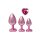 Dream Toys Gleaming Love Pearl Pink Plug Set Analplugs Rosa 3 Teilig