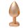 Gleaming Love Pearl Gold Plug Large 4,3 cm