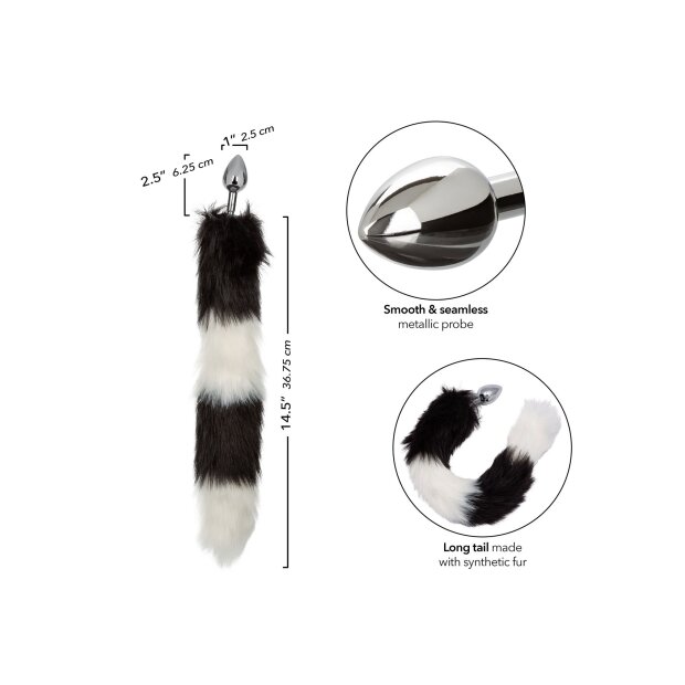 CalExotics Running Wild Tail Black 2,5 cm