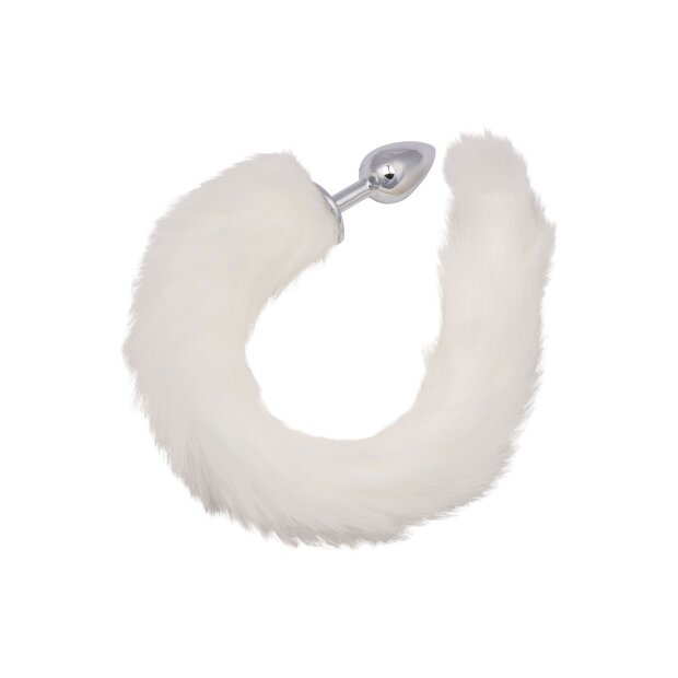 CalExotics Running Wild Tail White Analplug Weiß ⌀ 2,5 cm