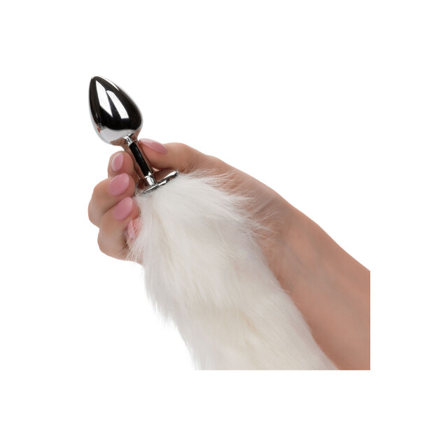 CalExotics Running Wild Tail White Analplug Weiß ⌀ 2,5 cm