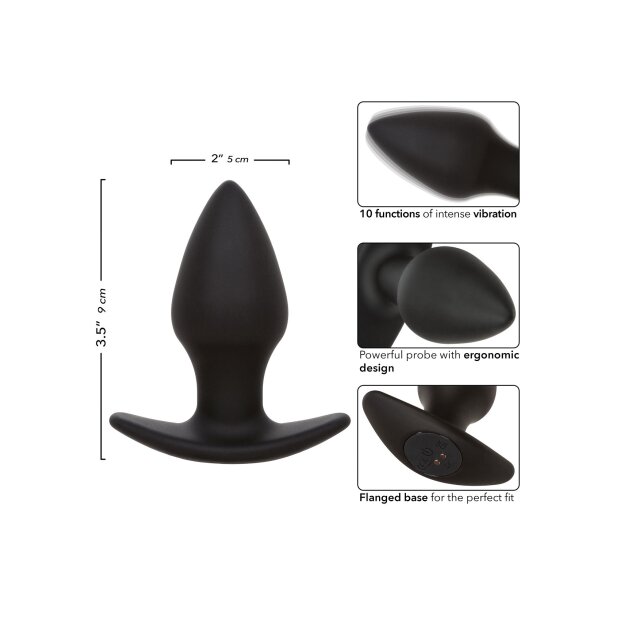 CalExotics Rock Bottom Perfect Probe Analplug Schwarz ⌀ 5 cm