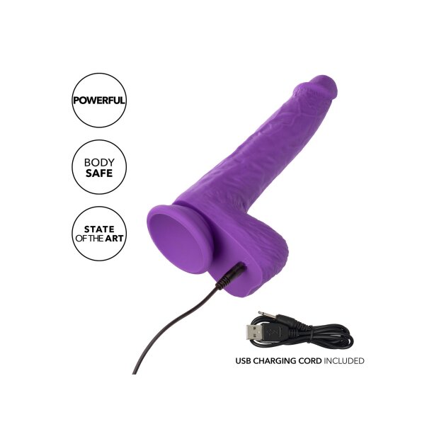 CalExotics Stud Rechargeable Gyrating & Thrusting Purple