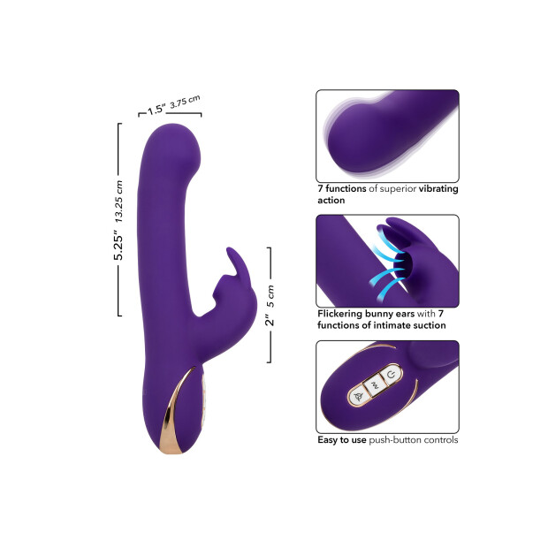 CalExotics Jack Rabbit Signature Suction Rabbit Purple