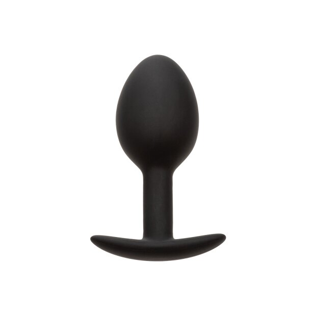 CalExotics Weighted Silicone Plug Analplug Schwarz ⌀ 3,25 cm