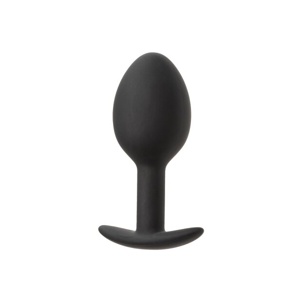 CalExotics Weighted Silicone Plug Analplug Schwarz ⌀ 3,25 cm