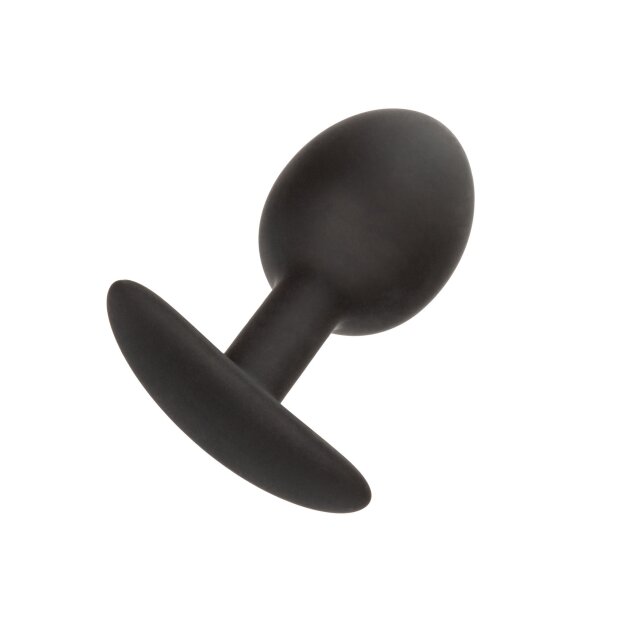 CalExotics Weighted Silicone Plug Analplug Schwarz ⌀ 3,25 cm