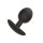 CalExotics Weighted Silicone Plug Analplug Schwarz ⌀ 3,25 cm