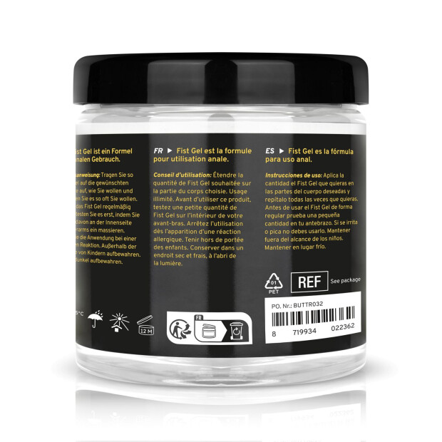 Buttr Lubricant Water Fist Gel 500 ml