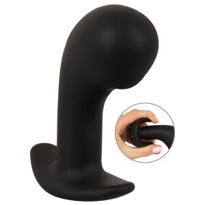 ANOS Big Head Vibrateur anal Noir 10,5 cm