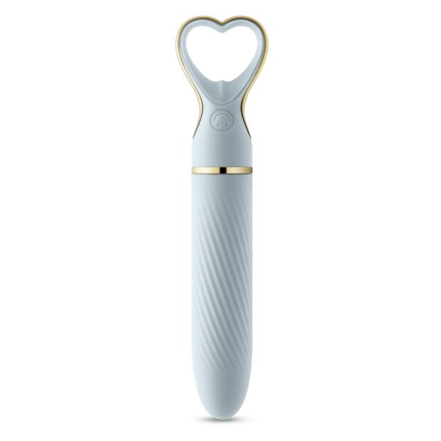 Blush Delice Heartthrob Something Blue Mini Vibrator Blau 14 cm