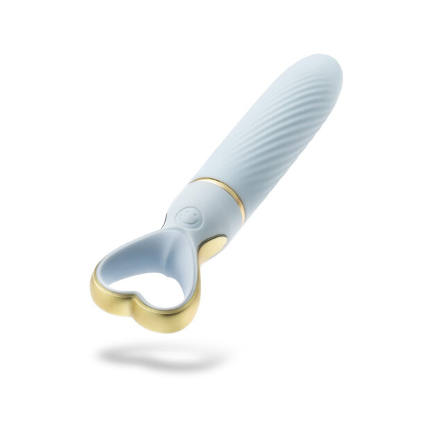 Blush Delice Heartthrob Something Blue Mini Vibrator Blau 14 cm