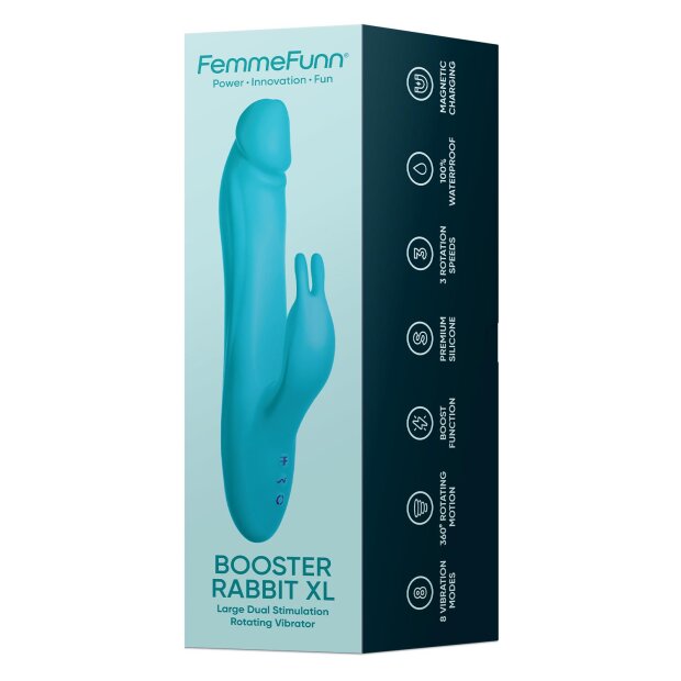 FemmeFunn Booster Rabbit XL Turquoise