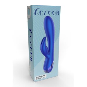 XOCOON Everlasting Love Rabbit Vibrator Blau 19 cm ⌀ 3,5 cm
