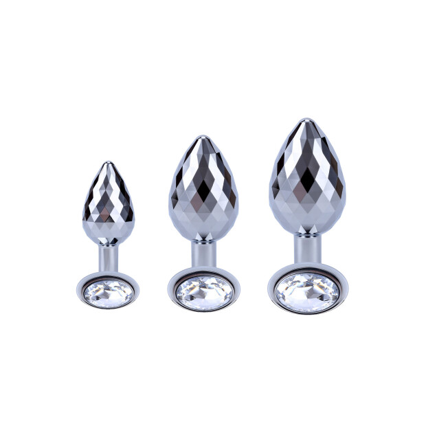 ToyJoy Anal Play Disco Diamond Plug Small Silver 2,7 cm