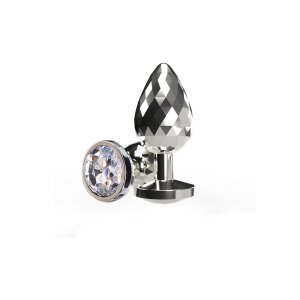 ToyJoy Anal Play Disco Diamond Plug Small Silver 2,7 cm