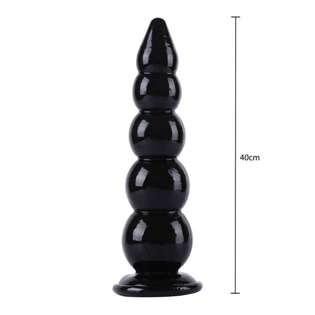 Hidden Desire Buttplug Balls XXXL 9,5 cm Black