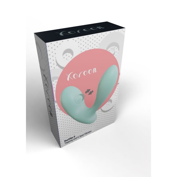 Xocoon DuoVibe II Tapping Vibrator Mint